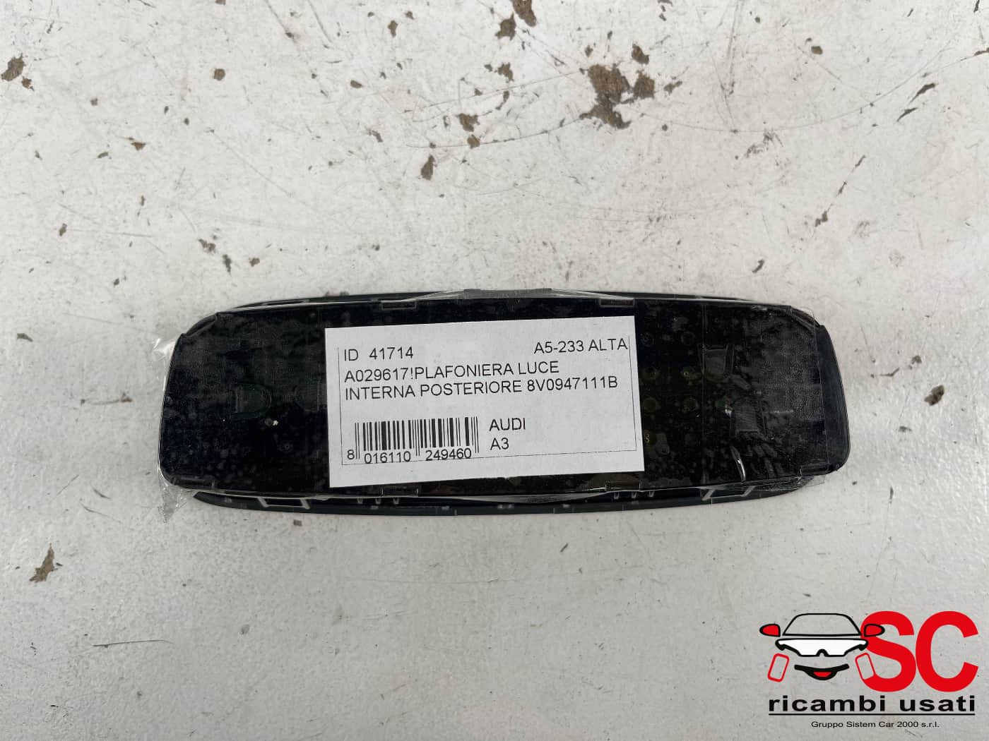 Plafoniera Luce Interna Posteriore Audi A3 8y 8V0947111B - 41714