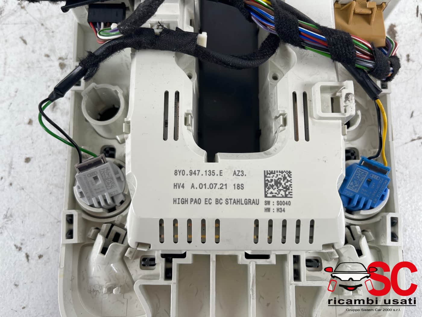 Plafoniera Luce Interna Anteriore Audi A3 8y 8Y0947135E - 41756 Plafoniera Luce Interna Anteriore Audi A3 8y 8Y0947135E - 41756