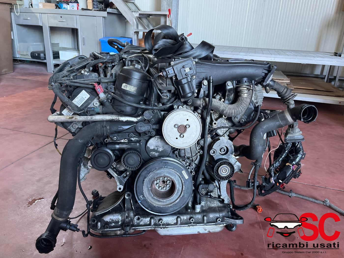 Motore Audi A5 Coupe 3.0 Tdi V6 150kw - W00411 Motore Audi A5 Coupe 3.0 Tdi V6 150kw - W00411