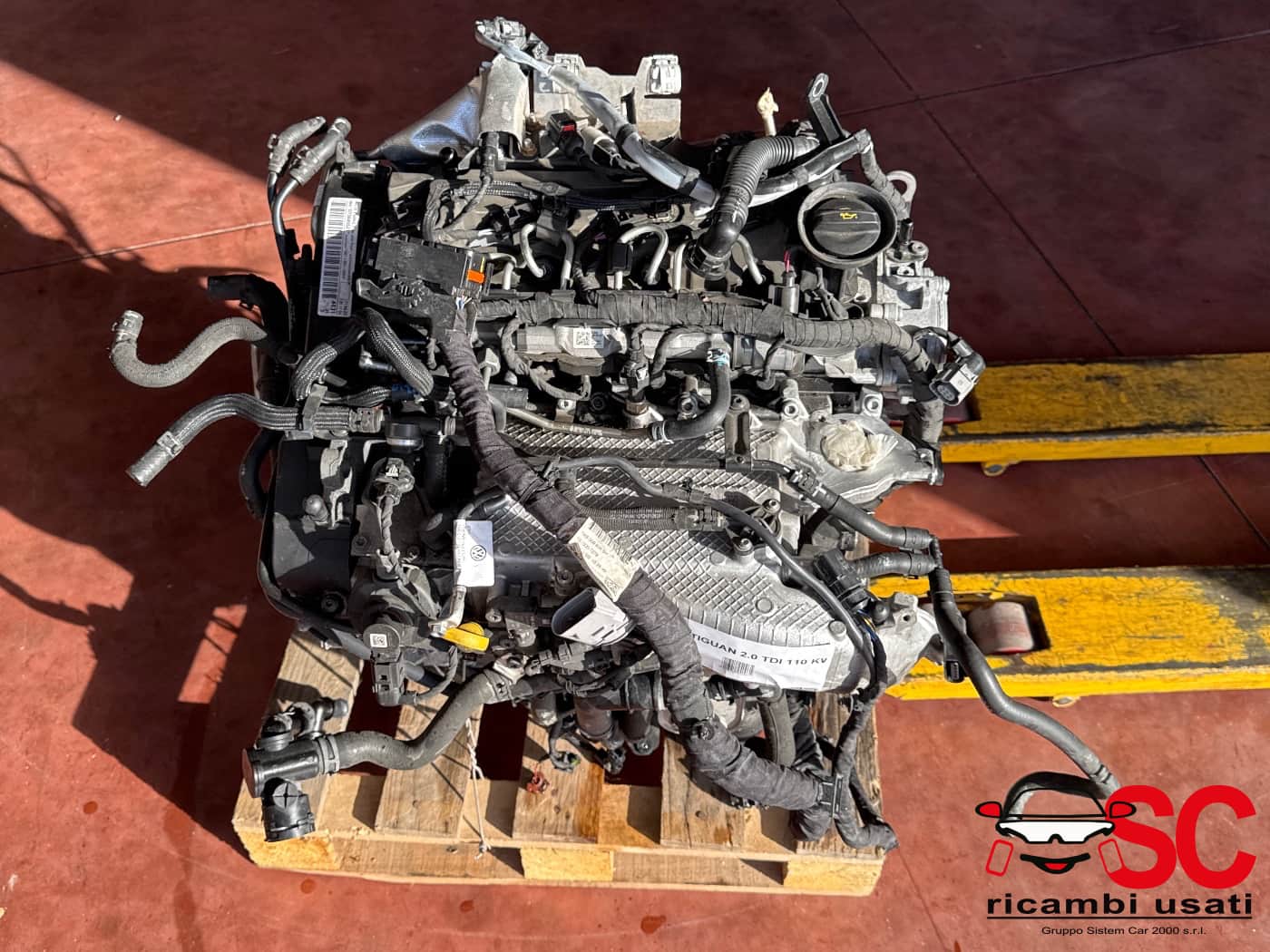 Motore 2.0 Tdi 110kw 150cv Volkswagen Tiguan DTS 47.000 km - W00491 Motore 2.0 Tdi 110kw 150cv Volkswagen Tiguan DTS 47.000 km - W00491