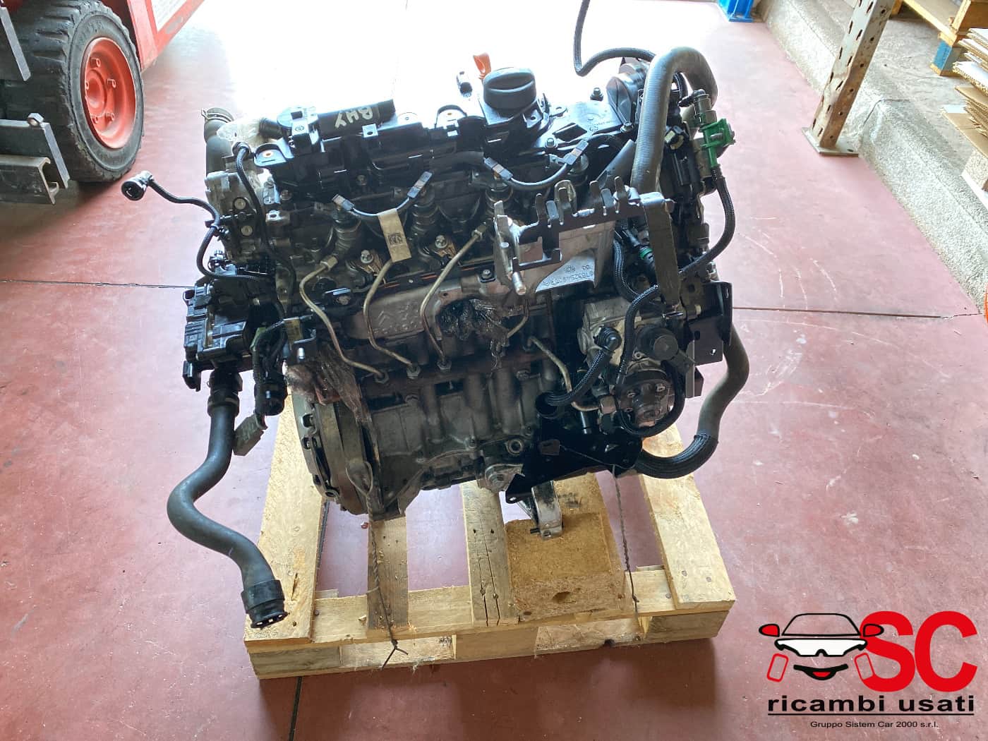 Motore 1.6 Hdi Peugeot 2008 BH02 120.000 KM - W00582