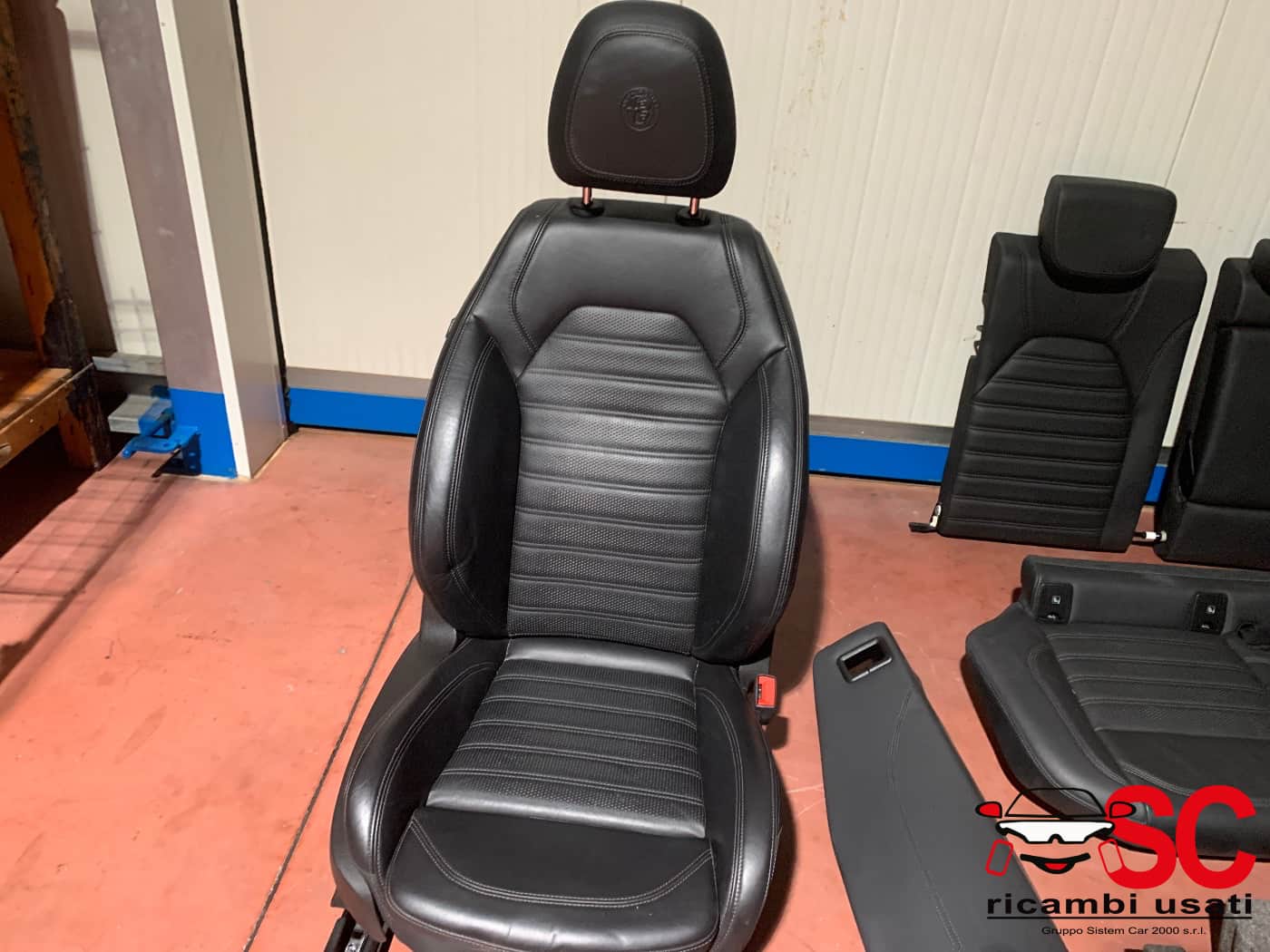 Sedili In Pelle Elettrici Stelvio Quadrifoglio - W00678 Sedili In Pelle Elettrici Stelvio Quadrifoglio - W00678