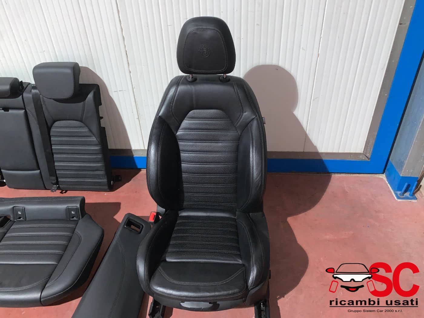 Sedili In Pelle Elettrici Stelvio Quadrifoglio - W00678 Sedili In Pelle Elettrici Stelvio Quadrifoglio - W00678