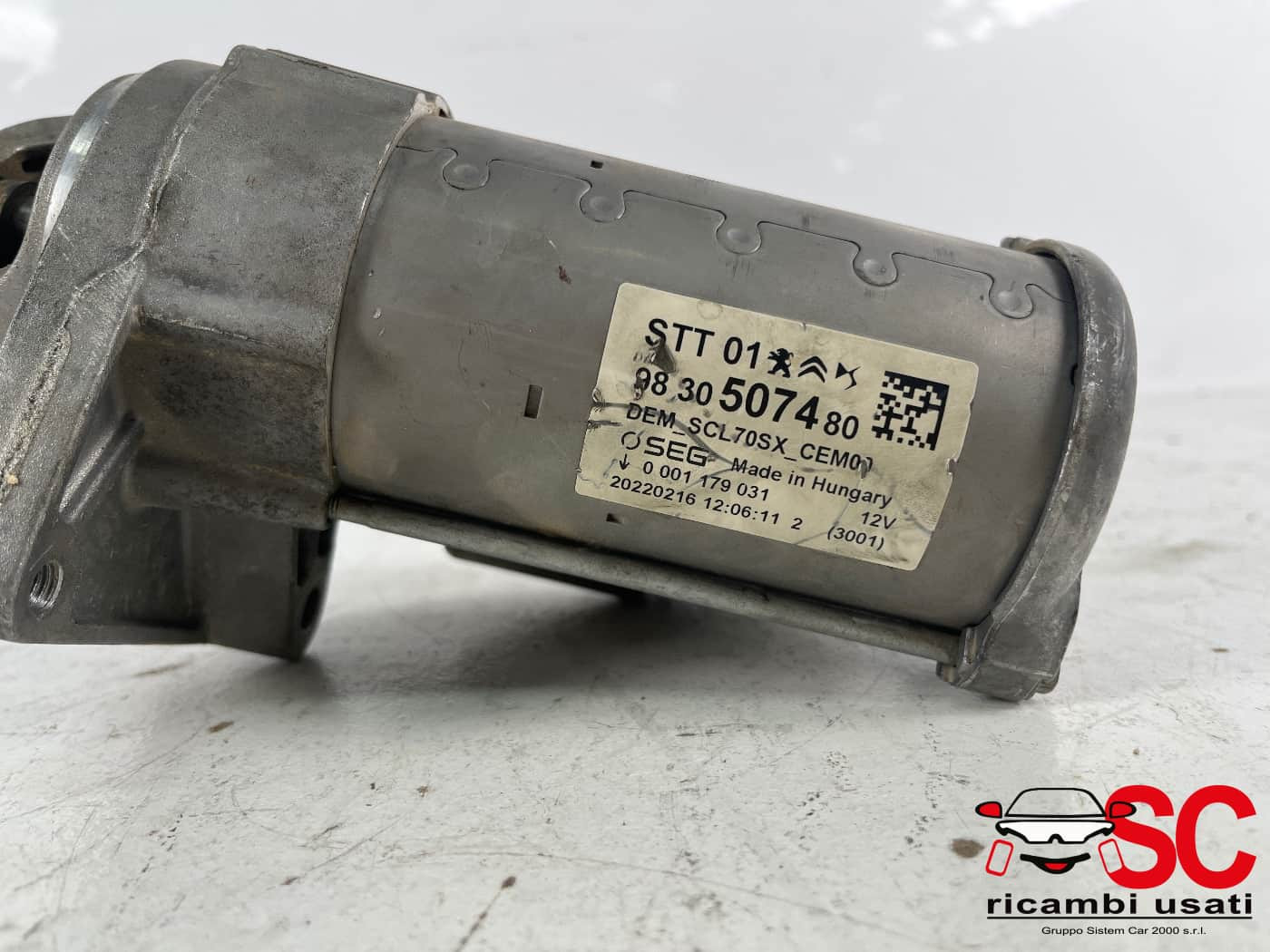 MOTORINO D' AVVIAMENTO OPEL Corsa F Serie 9830507480 diesel (19>)