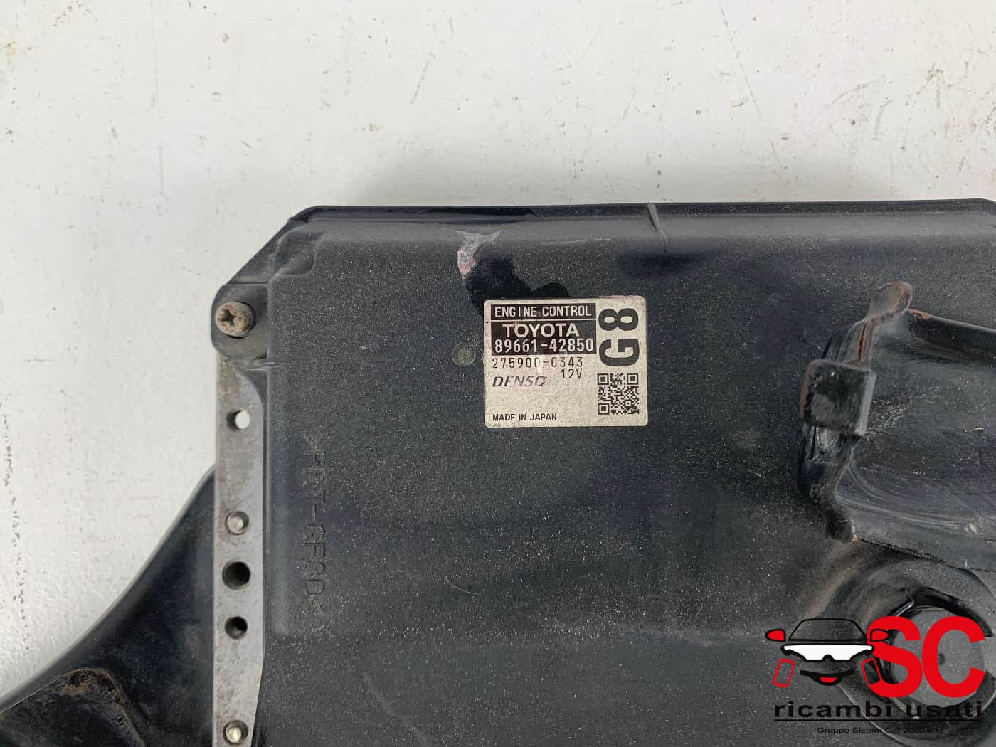8966142850 CENTRALINA MOTORE TOYOTA Rav4 5&deg; Serie diesel