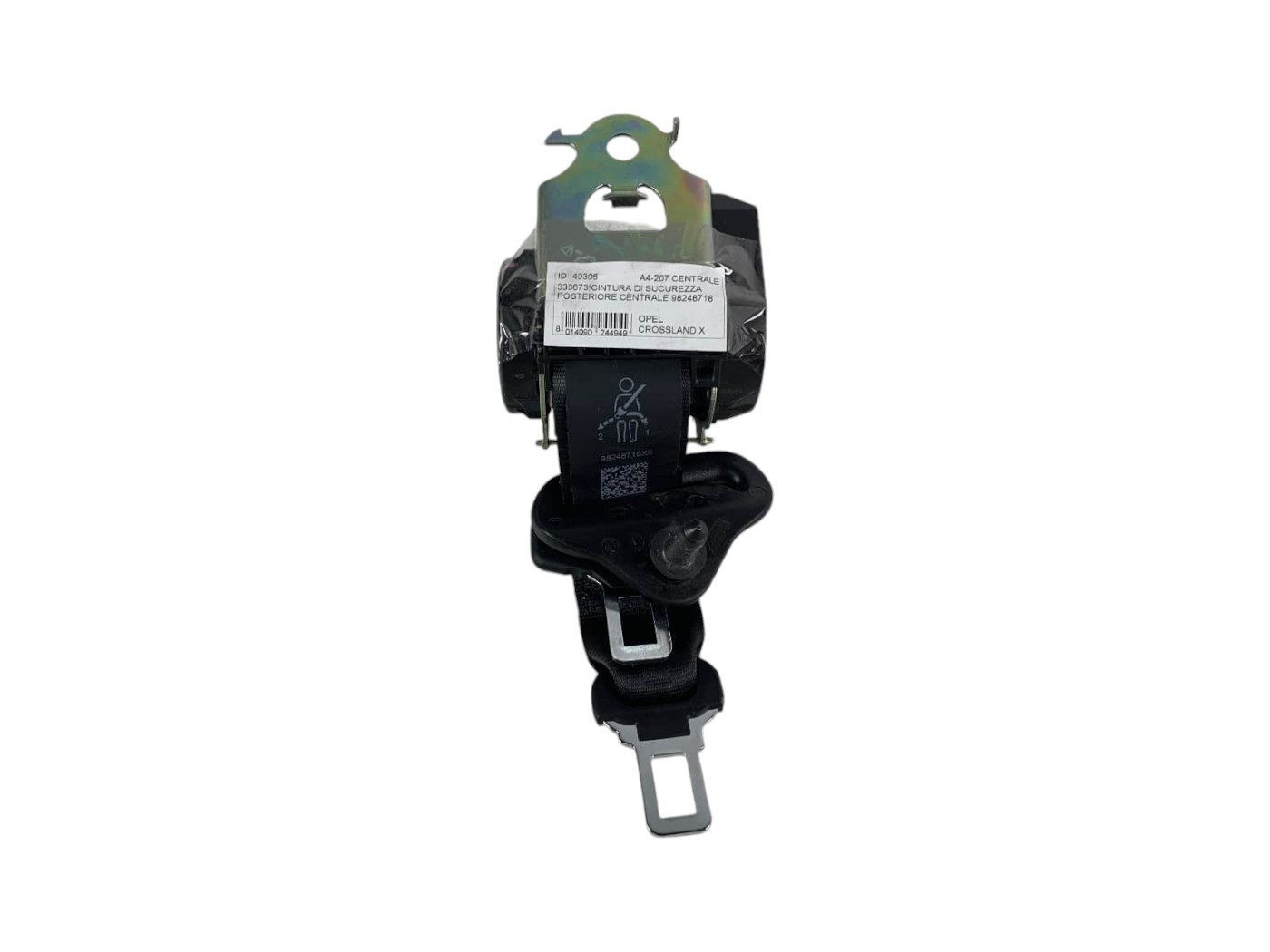 CINTURA DI SICUREZZA POSTERIORE CENTRALE OPEL Crossland Serie (X) 98248718 (17>)