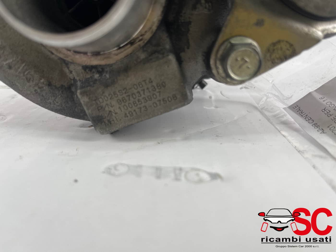 4917356201 4917356201 TURBINA CITROEN Berlingo 2° Serie diesel