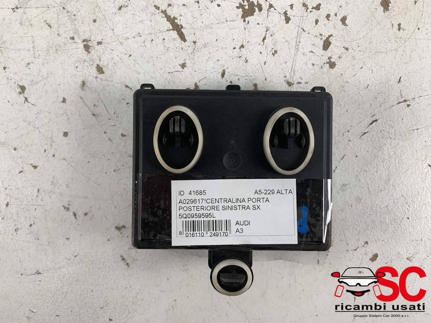CENTRALINA PORTA POSTERIORE SX AUDI A3 Sportback (8YA) 5Q0959595L (19>)