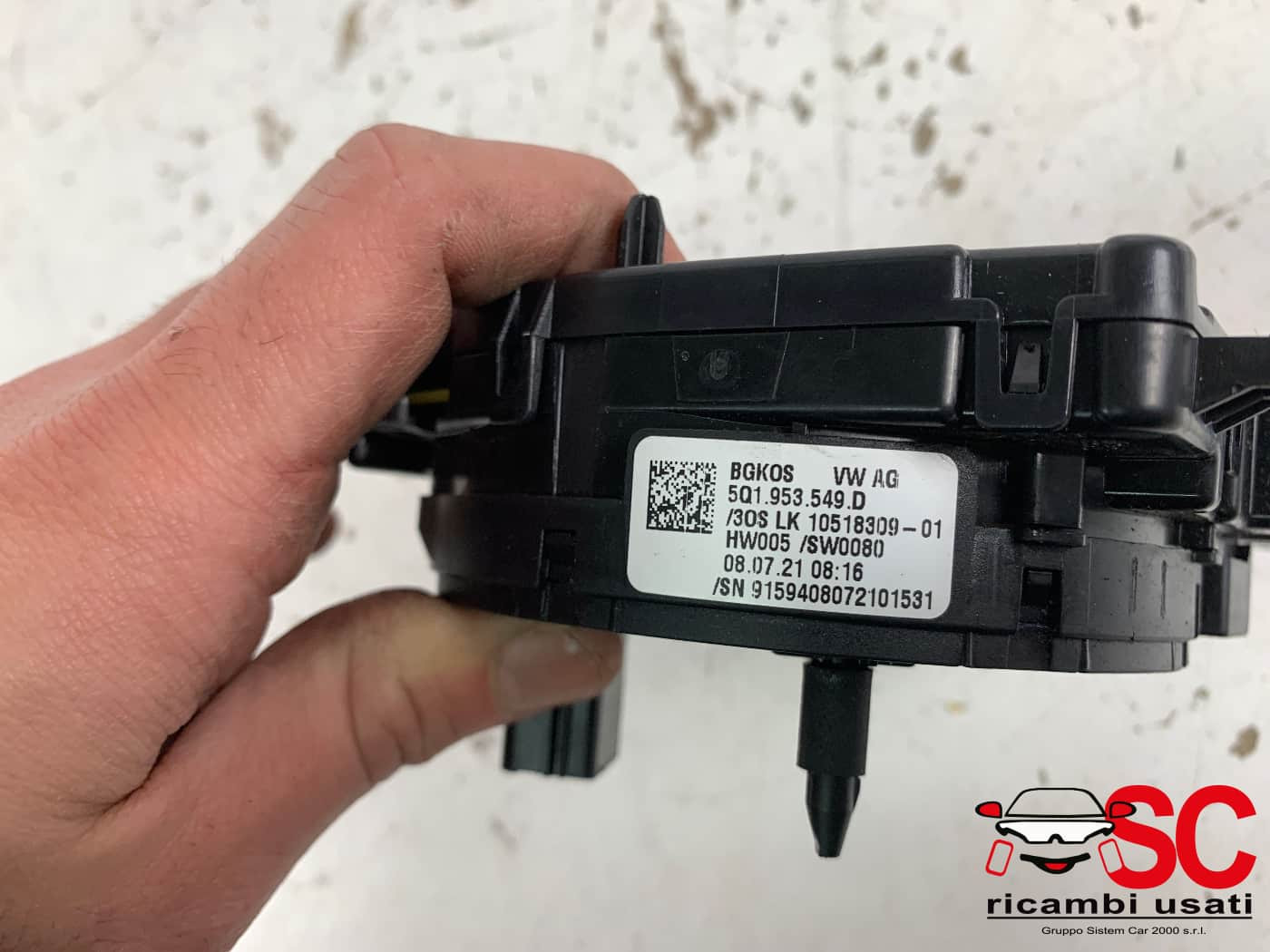 CONTATTO SPIRALATO AUDI A3 Sportback (8YA) 5Q1953549D (19>)