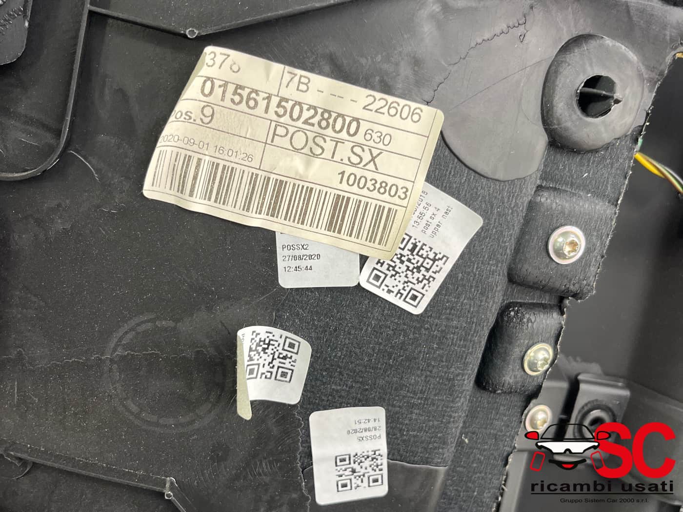 Pannello Porta Posteriore Sx Alfa Romeo Stelvio Qv 156150280 15615028 Pannello Porta Posteriore Sx Alfa Romeo Stelvio Qv 156150280 15615028