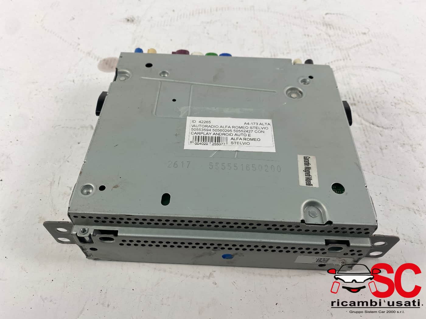 Autoradio Alfa Romeo Stelvio 50553594 50560295 50552427 - 42265 Autoradio Alfa Romeo Stelvio 50553594 50560295 50552427 - 42265