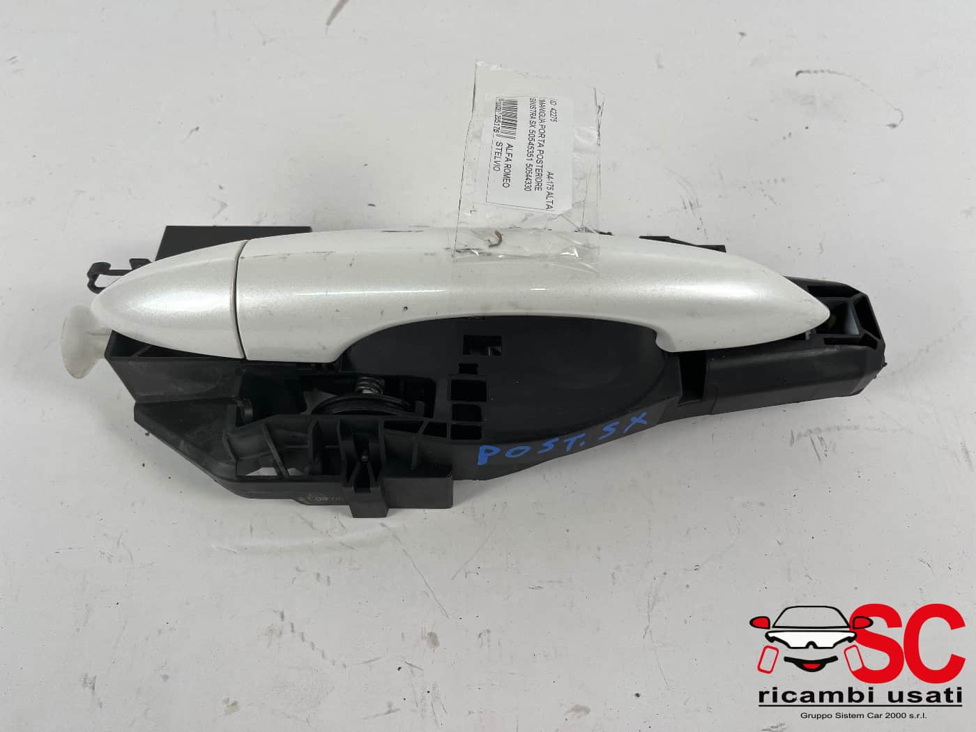 Maniglia Posteriore Sinistra Alfa Romeo Stelvio 50545351 156113674 - 42275 Maniglia Posteriore Sinistra Alfa Romeo Stelvio 50545351 156113674 - 42275