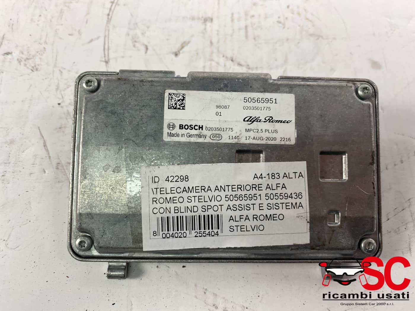 Telecamera Anteriore Alfa Romeo Stelvio 50565951 50559436 - 42298 Telecamera Anteriore Alfa Romeo Stelvio 50565951 50559436 - 42298