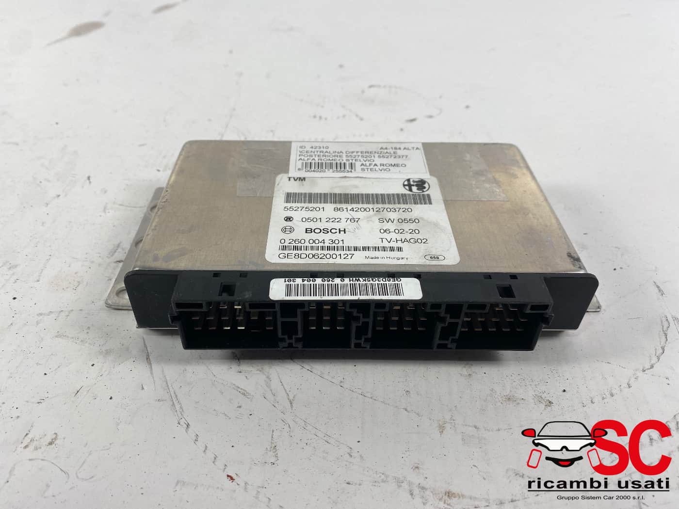 Centralina Differenziale Stelvio 2.9 Quadrifoglio 55275201 55272377 - 42310