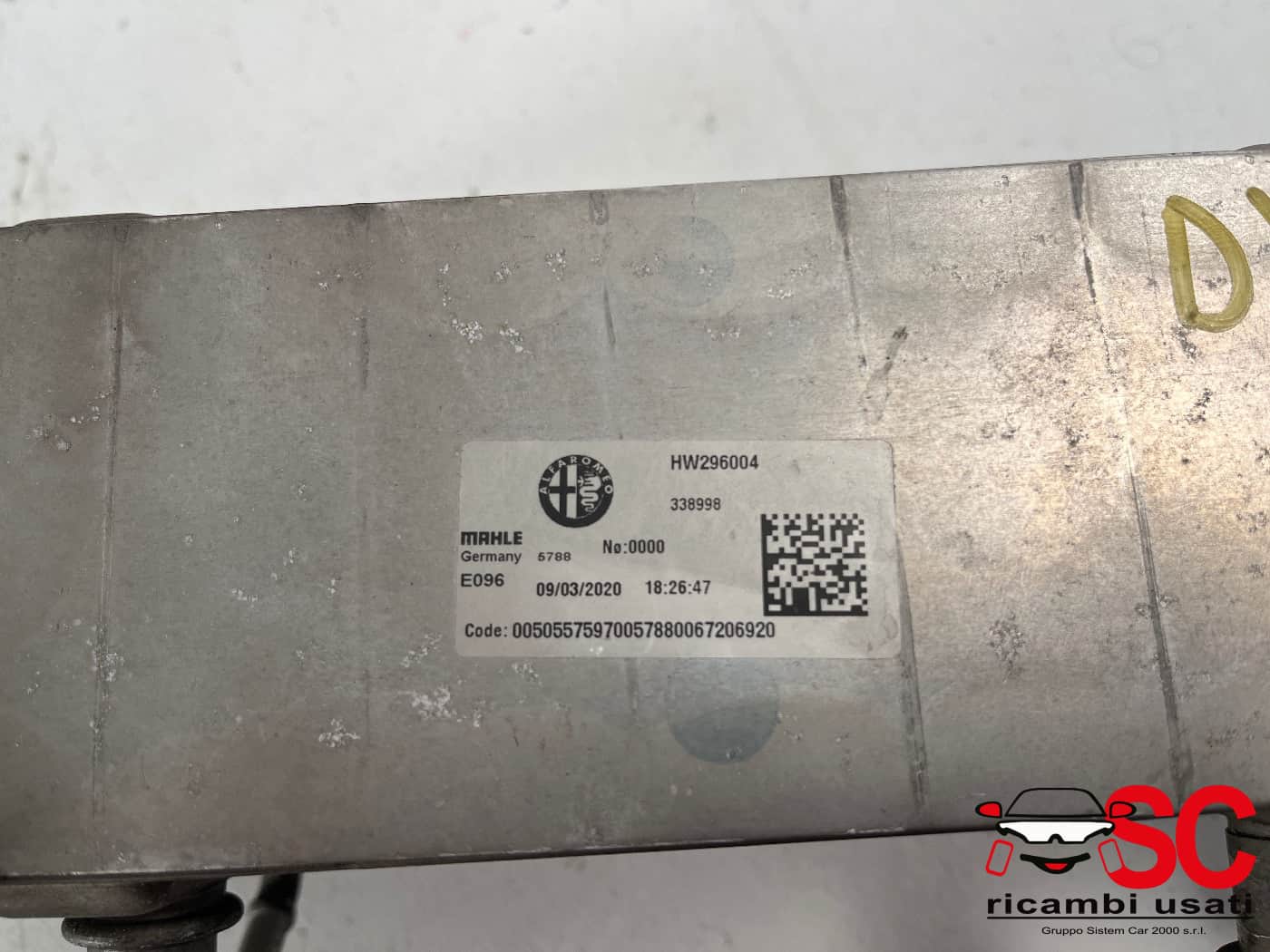 Radiatore Intercooler Alfa Romeo Stelvio 2.9 V6 50557597 50542780 - 42345