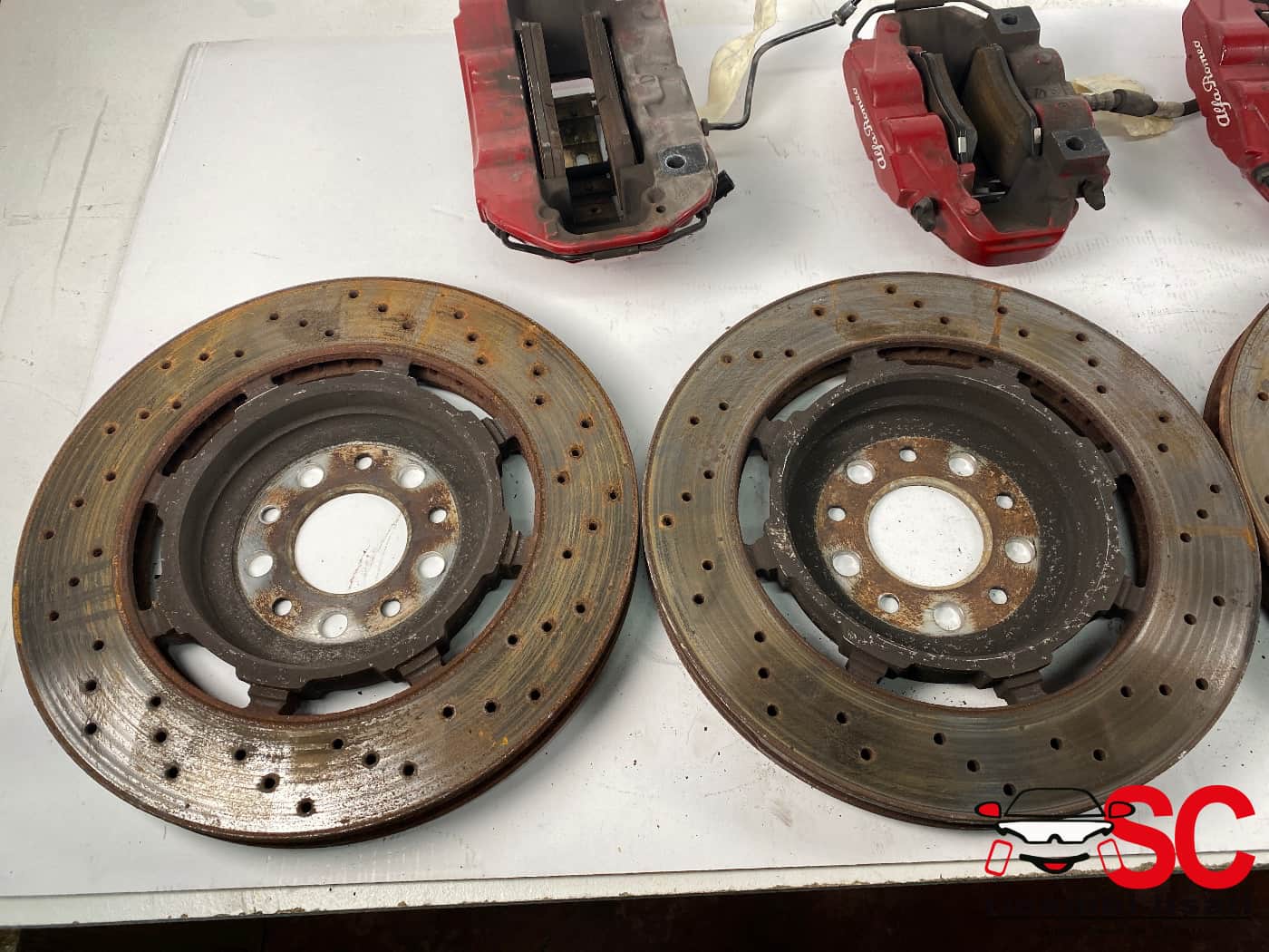 Kit Pinze Freni Stelvio Quadrifoglio 50557515 50573666 50557519 50573656 - 42346