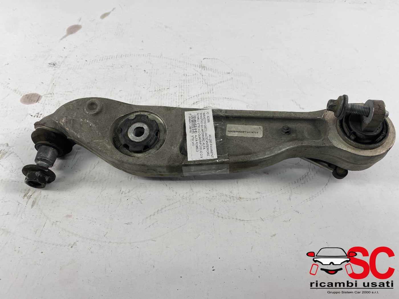 Braccio Oscillante Sinistro Stelvio Quadrifoglio 50563122 - 42368 Braccio Oscillante Sinistro Stelvio Quadrifoglio 50563122 - 42368