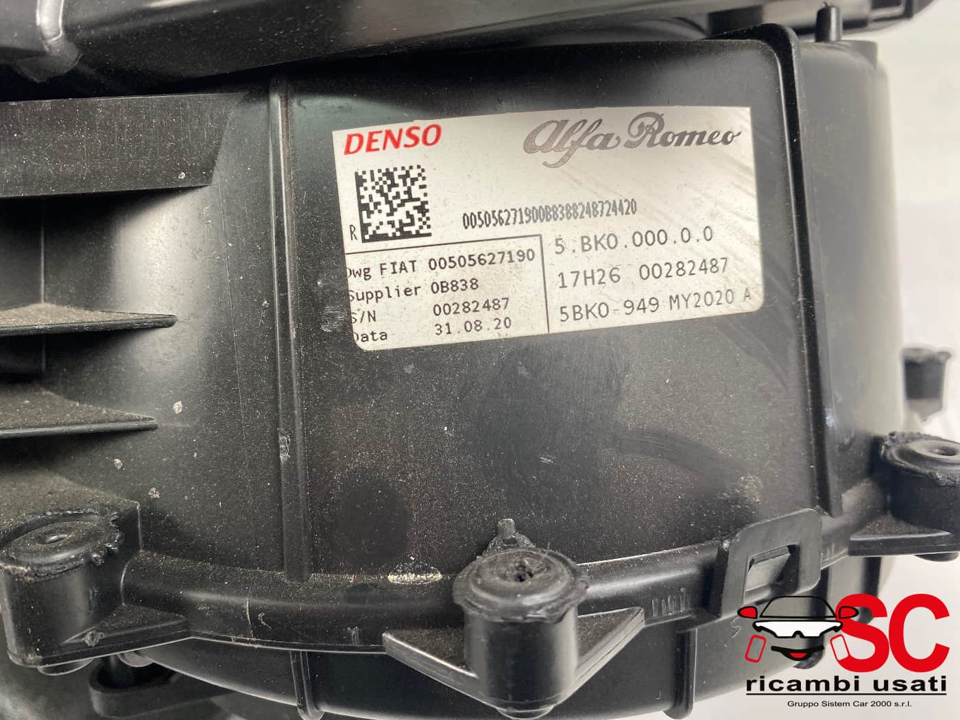 Stufa Alfa Romeo Stelvio Quadrifoglio 2.9 V6 50562719 - 42394 Stufa Alfa Romeo Stelvio Quadrifoglio 2.9 V6 50562719 - 42394