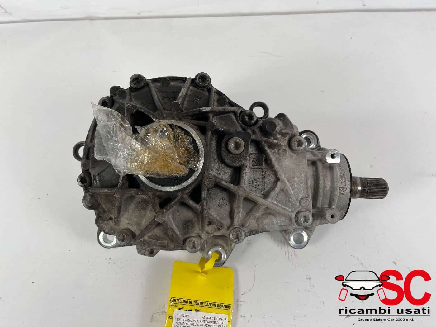 Differenziale Anteriore Alfa Romeo Stelvio 2.9 Q4 55284593 20.000 KM - 42407 Differenziale Anteriore Alfa Romeo Stelvio 2.9 Q4 55284593 20.000 KM - 42407