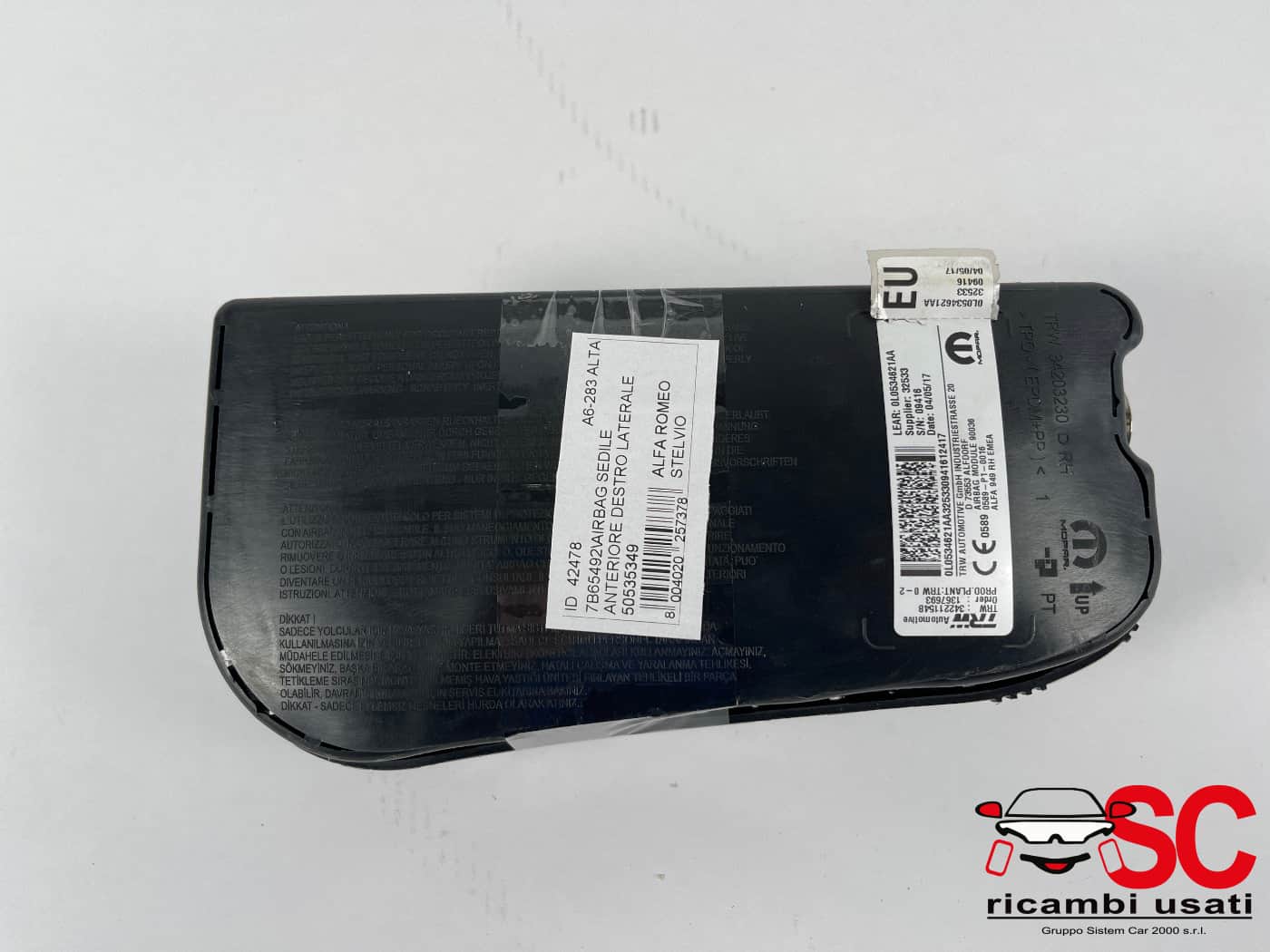 Airbag Sedile Anteriore Destro Alfa Romeo Stelvio 50535349 - 42478