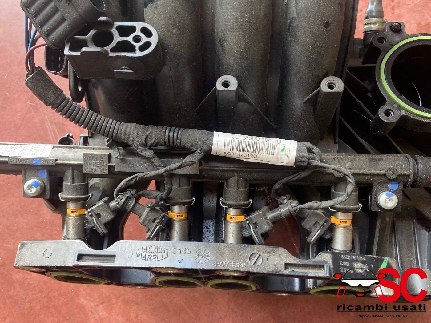 Collettore Di Aspirazione Fiat 500 1.2 Benzina 55270184 55250530 - W00025