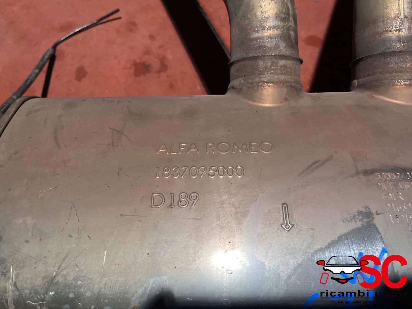 Marmitta Scarico Alfa Stelvio Quadrifoglio 1837095000 - W00675