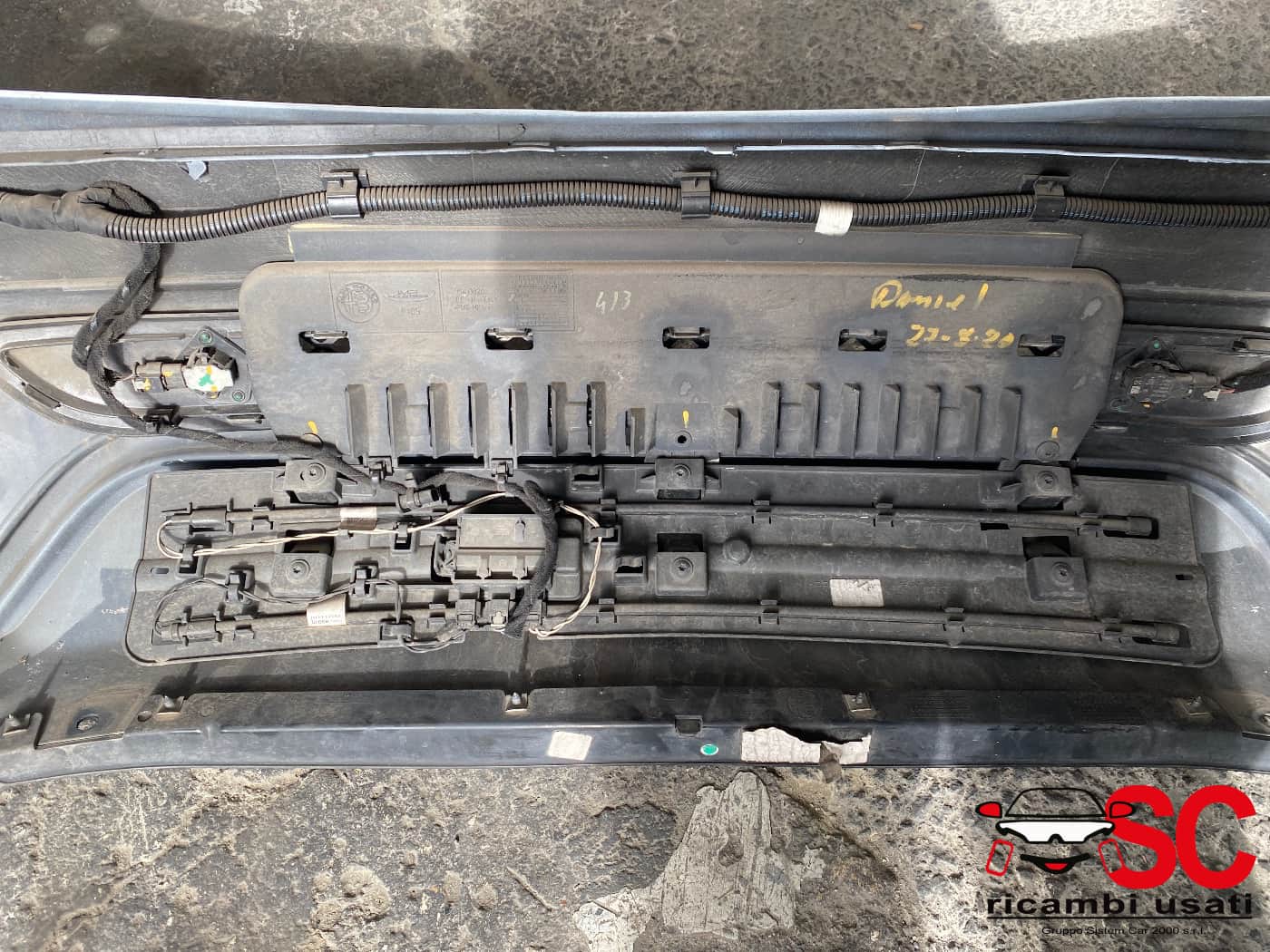 Paraurti Posteriore Stelvio Quadrifoglio  - W00734