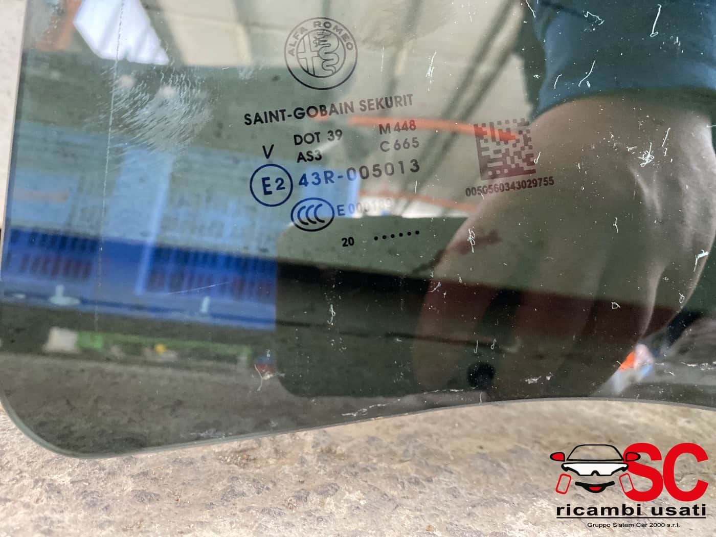 Vetro Scendente Posteriore Sx Oscurato Stelvio 50560343 50535284 - W00735