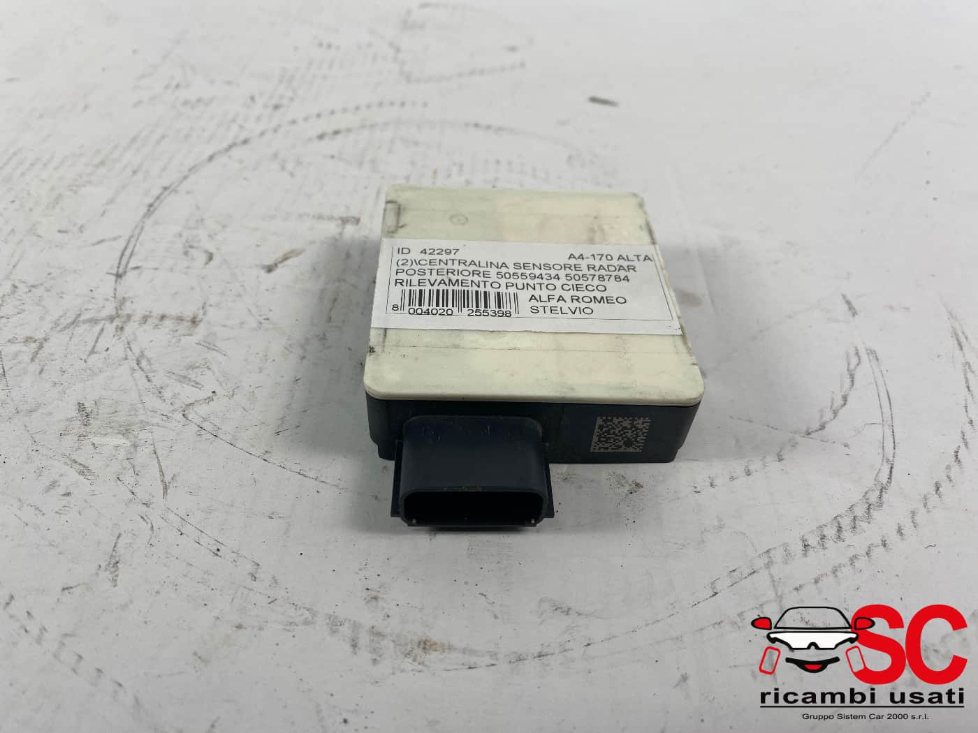 50559434 CENTRALINA RILEVATORE SPAZIATURA RADAR DI DISTANZA ALFA ROMEO Stelvio Serie (949_) diesel