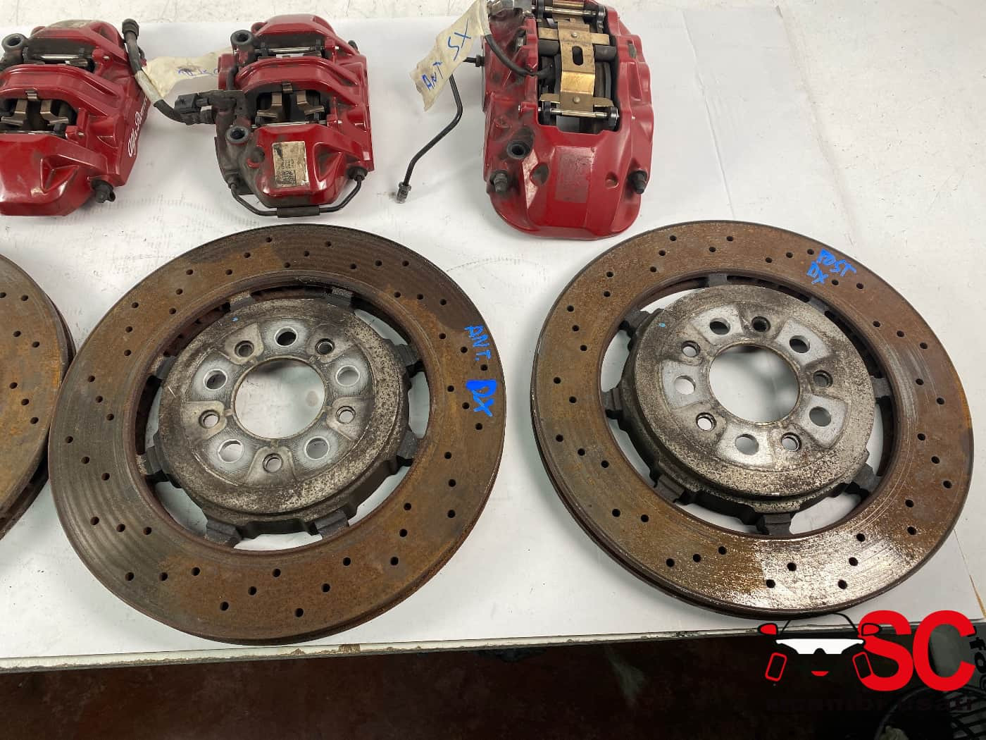 PINZE FRENI ANTERIORI E POSTERIORI ALFA ROMEO Stelvio Serie (949_) 50557515 (16>)