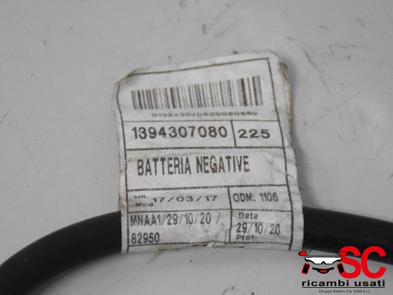Cavo Batteria Fiat Fiorino 1394307080 - 36284