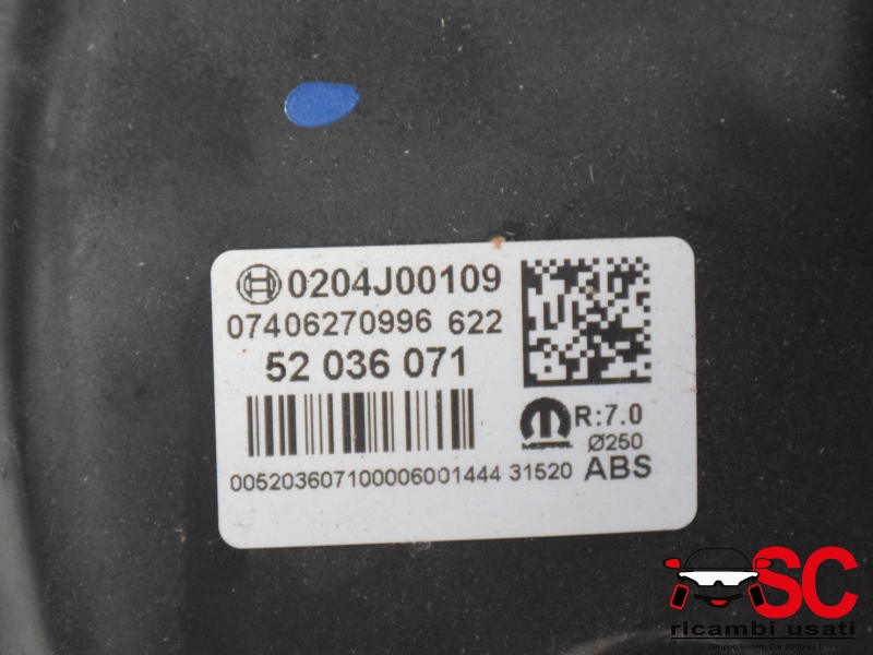 Servofreno Fiat Fiorino 52036071 7000 KM - 36296