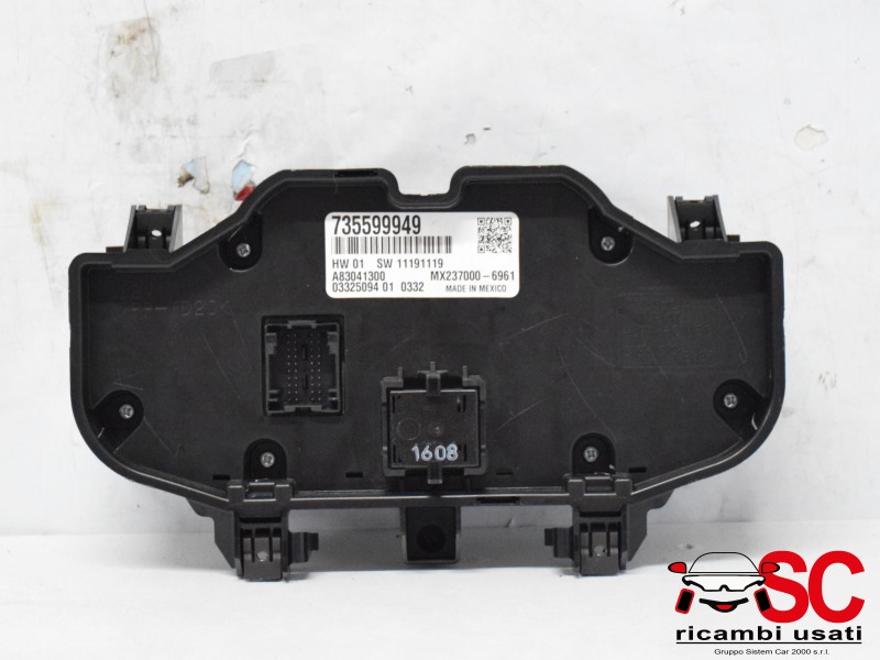 Centralina Comandi Clima Bi-Zona Fiat New Panda 735599949 735693016 - 36802