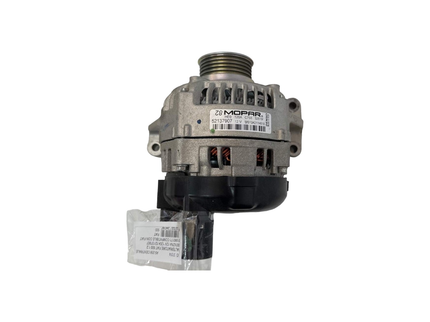 Alternatore Fiat 500 1.2 Benzina 52137907 51880171 850 KM - 37374 Alternatore Fiat 500 1.2 Benzina 52137907 51880171 850 KM - 37374