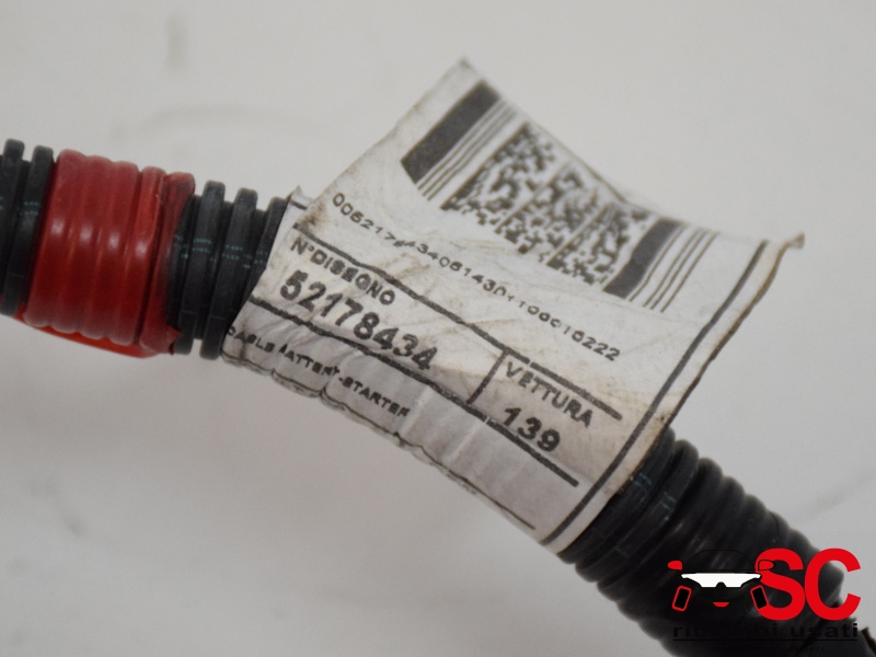 Cavo Batteria Fiat New Panda 1.0 Hybrid 52178434 52108909 - 37420 Cavo Batteria Fiat New Panda 1.0 Hybrid 52178434 52108909 - 37420