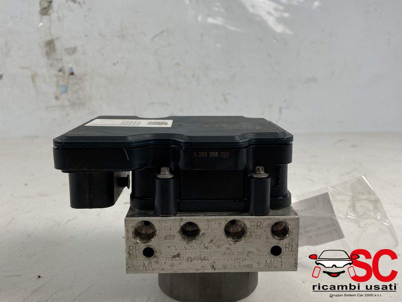 Abs Fiat New Panda 1.2 Benzina 52075380 0265258350 - 37764 Abs Fiat New Panda 1.2 Benzina 52075380 0265258350 - 37764