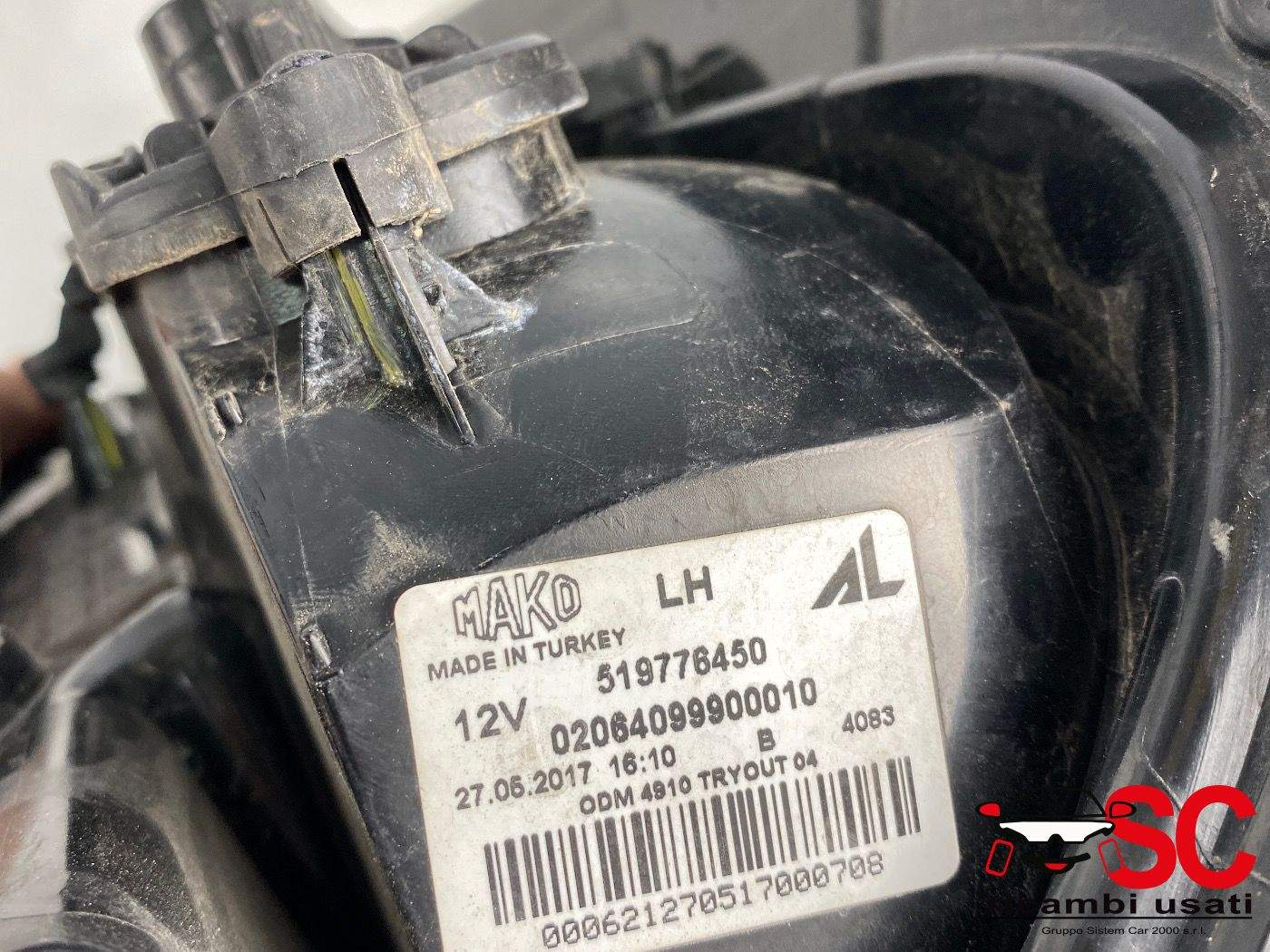 Fanale Posteriore Sinistro Fiat New Panda Cross 51977645 52102352 - 37778