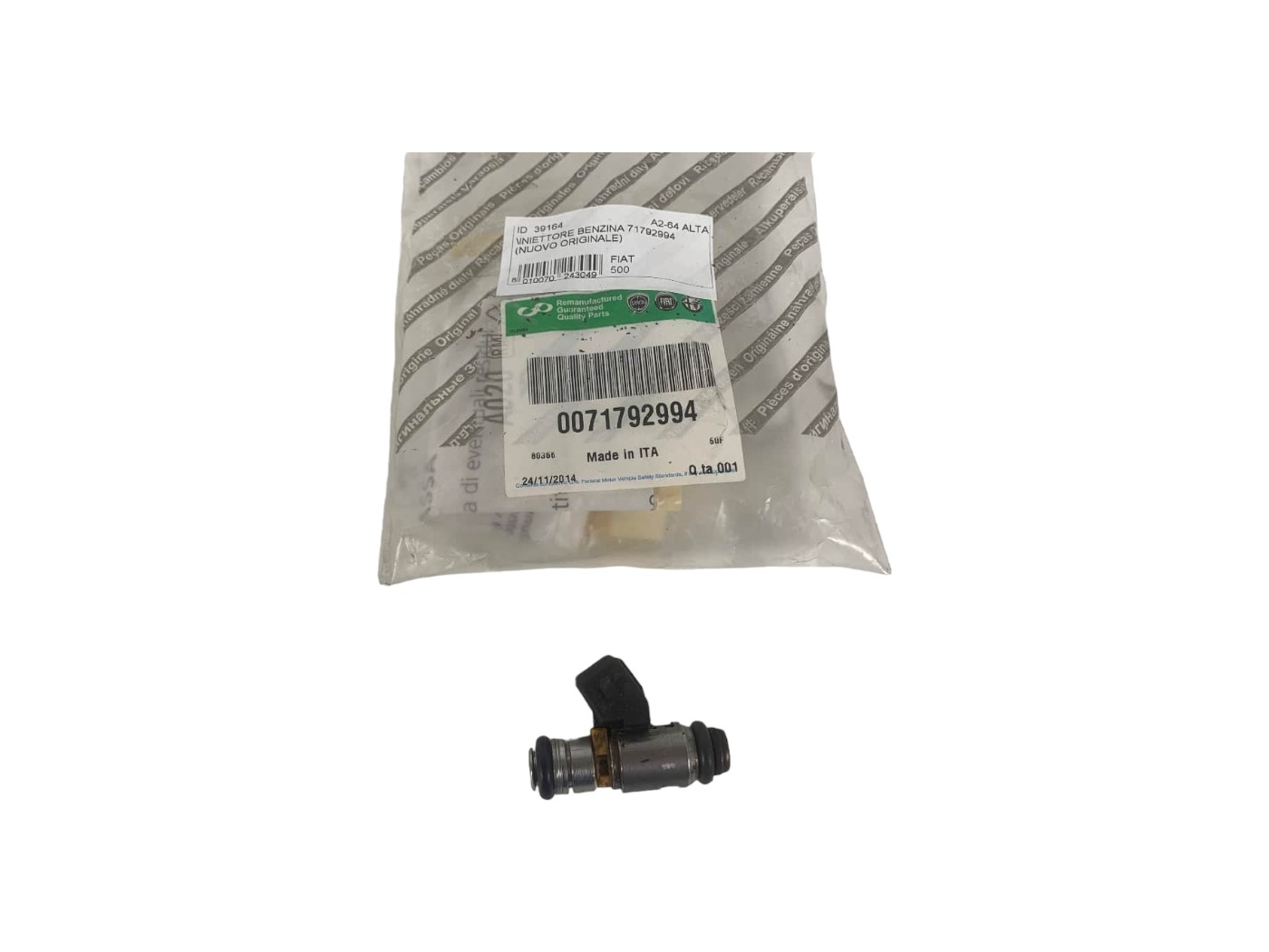 Iniettore Benzina Fiat 500 1.2 71792994 - 39164