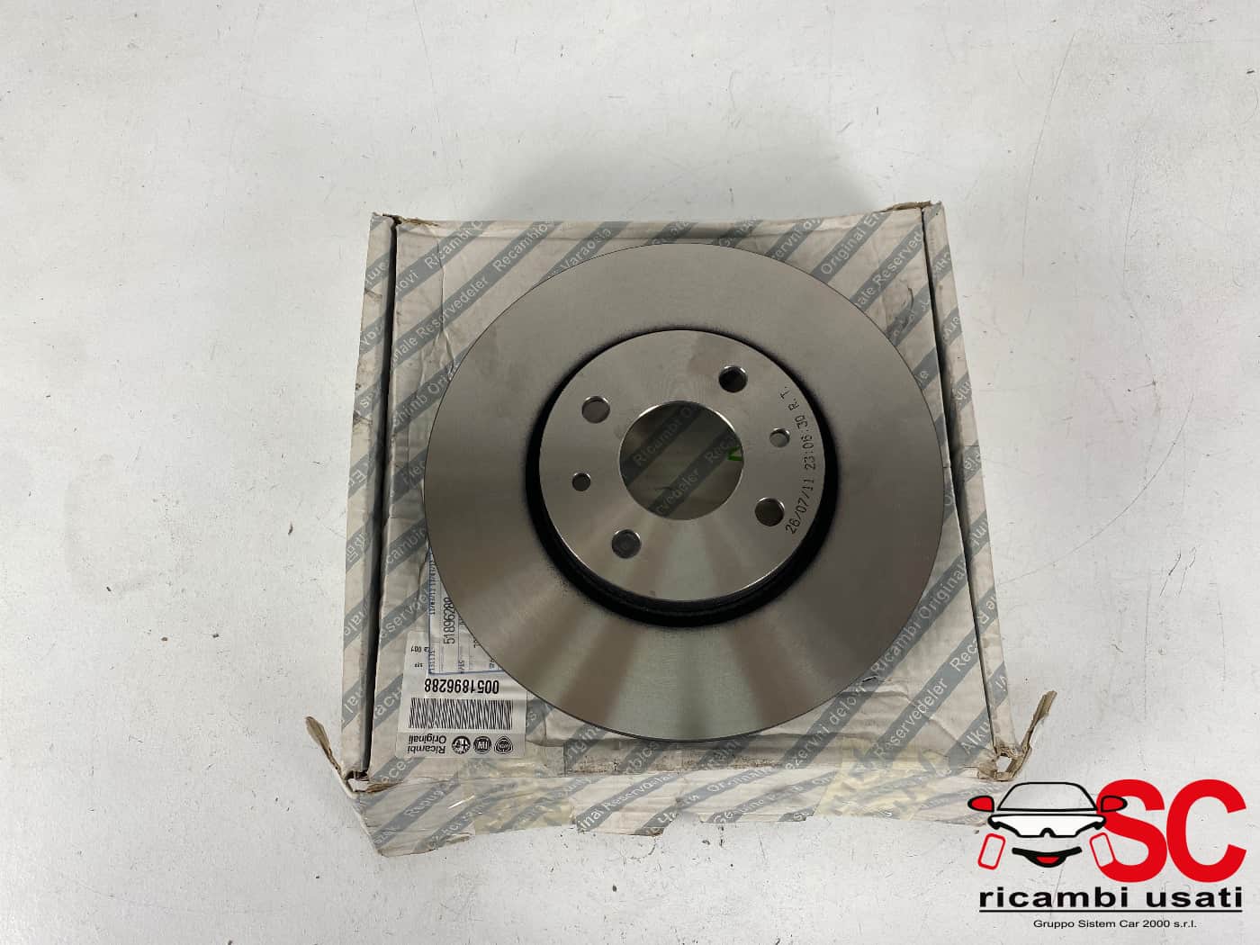 Disco Freno Anteriore Fiat New Panda 51896288 NUOVO ORIGINALE - 39189 Disco Freno Anteriore Fiat New Panda 51896288 NUOVO ORIGINALE - 39189