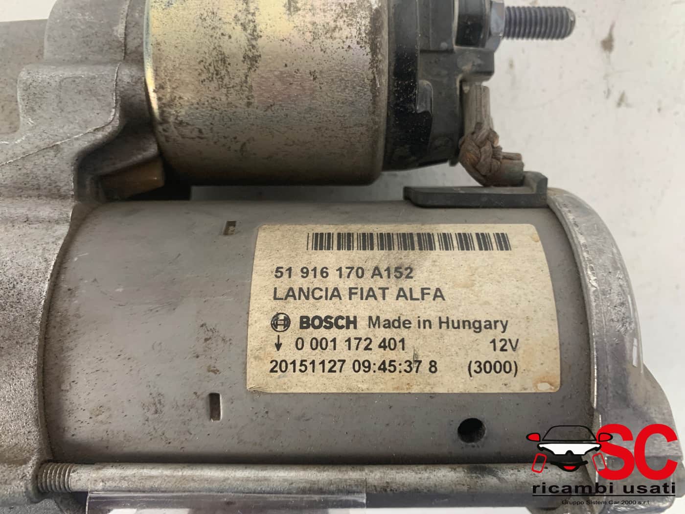 Motorino Di Avviamento Fiat New Panda 1.3 Multijet 51916170 - 39217 Motorino Di Avviamento Fiat New Panda 1.3 Multijet 51916170 - 39217