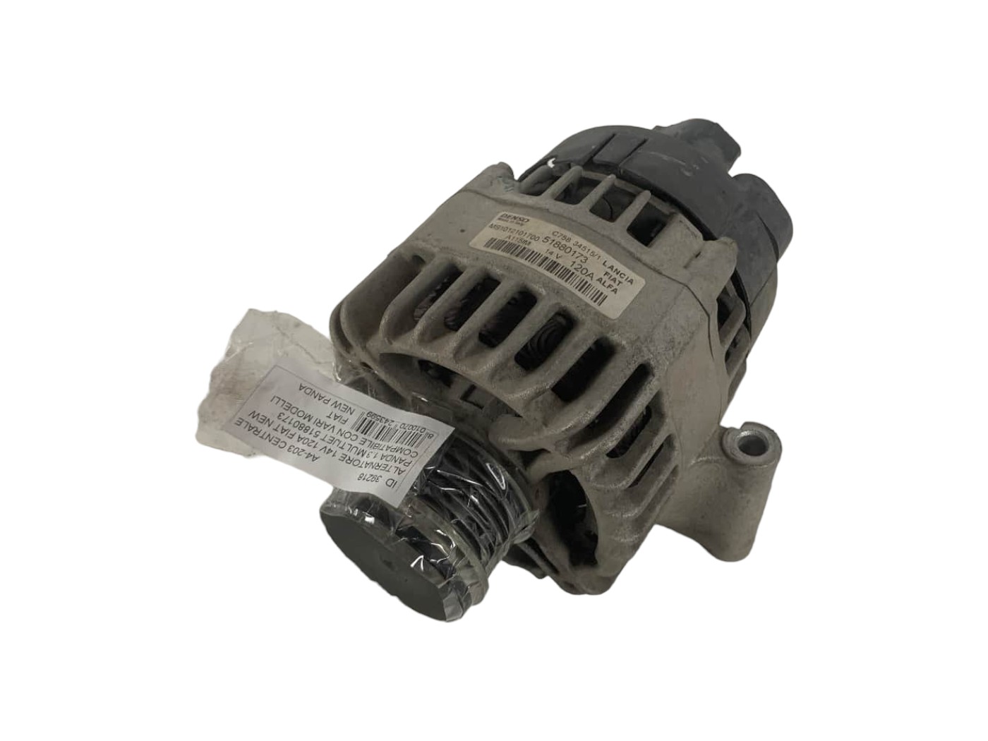 Alternatore Fiat New Panda 1.3 Multijet 51880173 - 39218 Alternatore Fiat New Panda 1.3 Multijet 51880173 - 39218