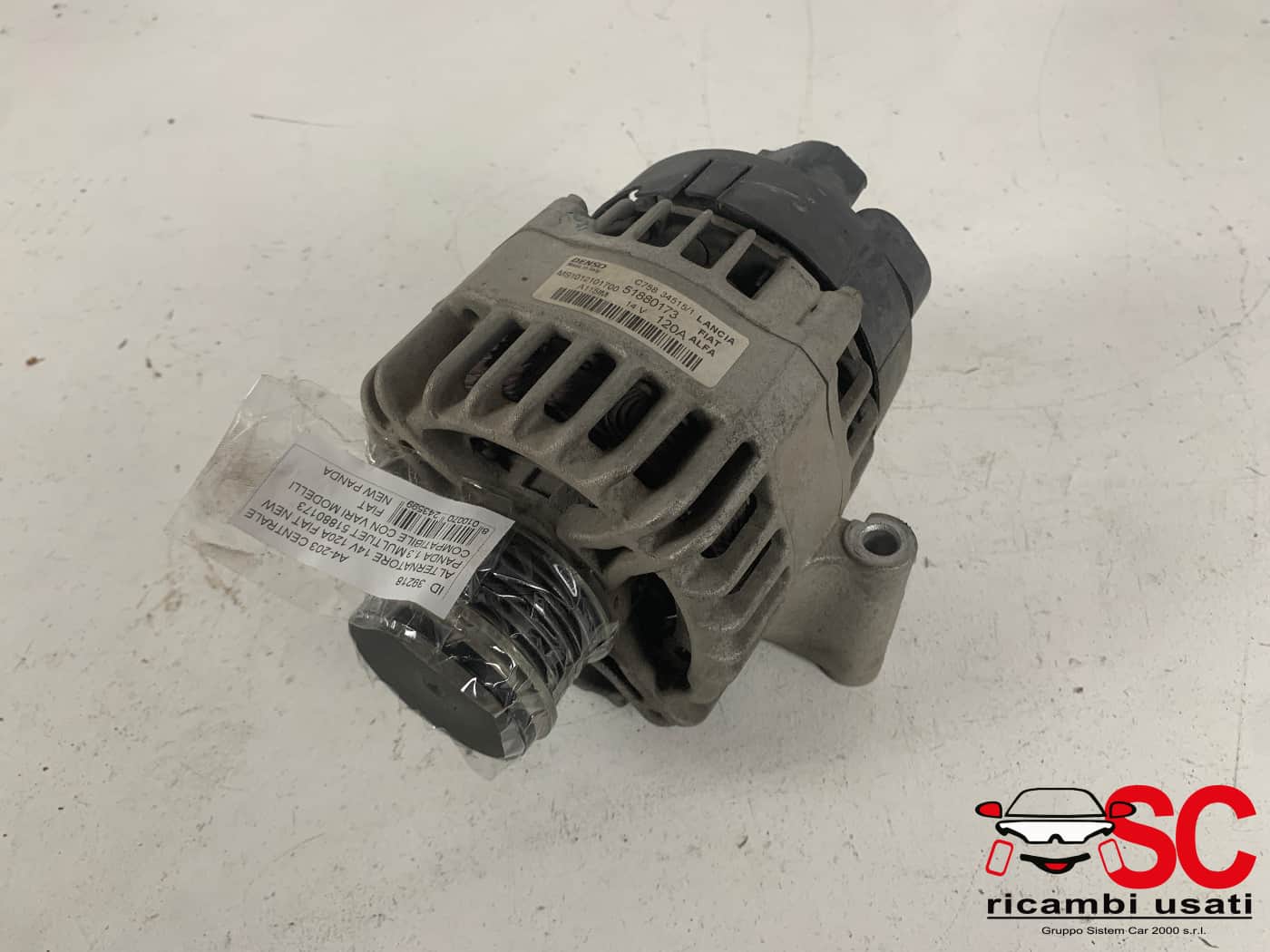 Alternatore Fiat New Panda 1.3 Multijet 51880173 - 39218 Alternatore Fiat New Panda 1.3 Multijet 51880173 - 39218