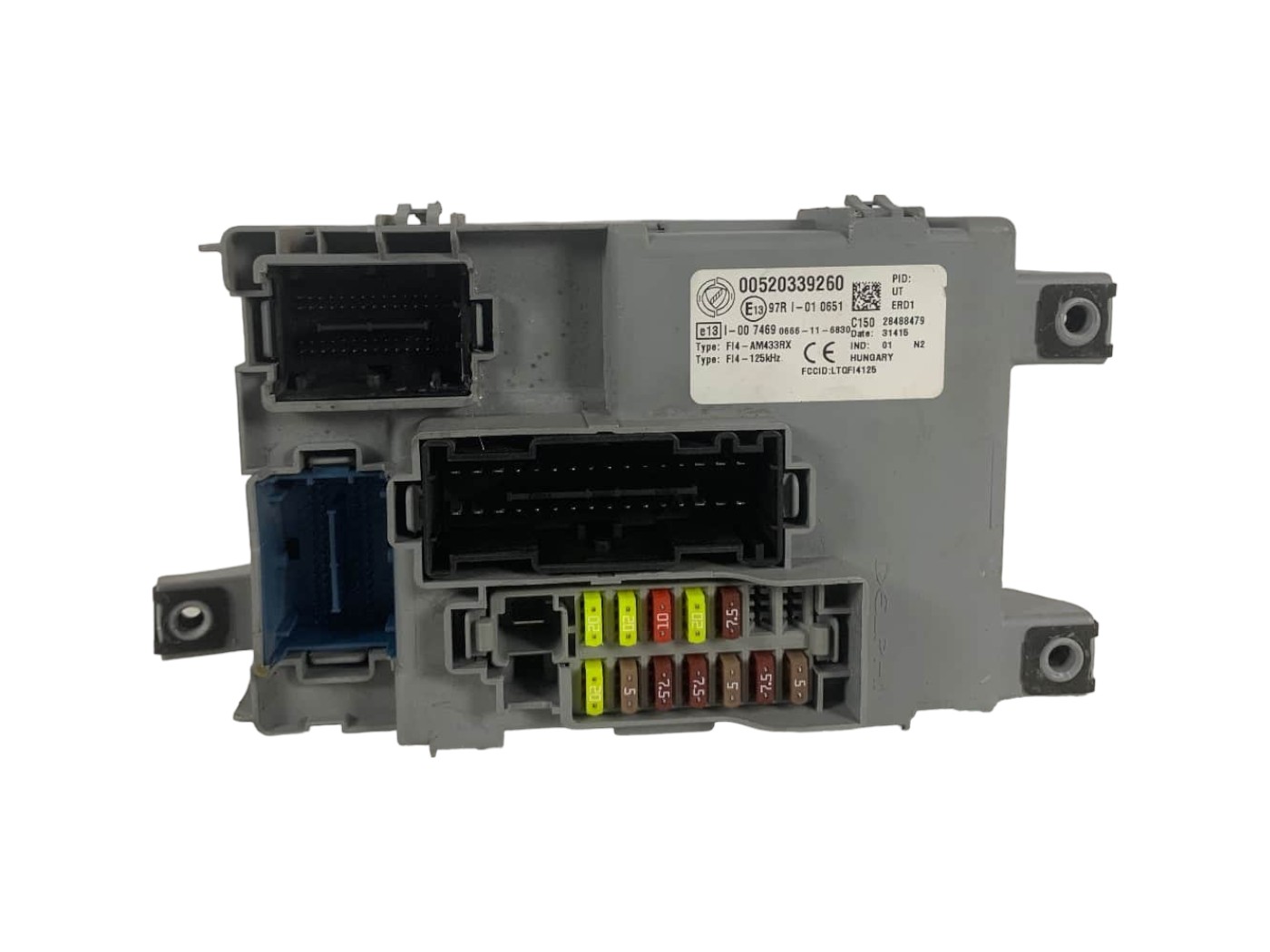 Centralina Body Computer Fiat New Panda 1.3 Mjt 52033926 - 39264 Centralina Body Computer Fiat New Panda 1.3 Mjt 52033926 - 39264