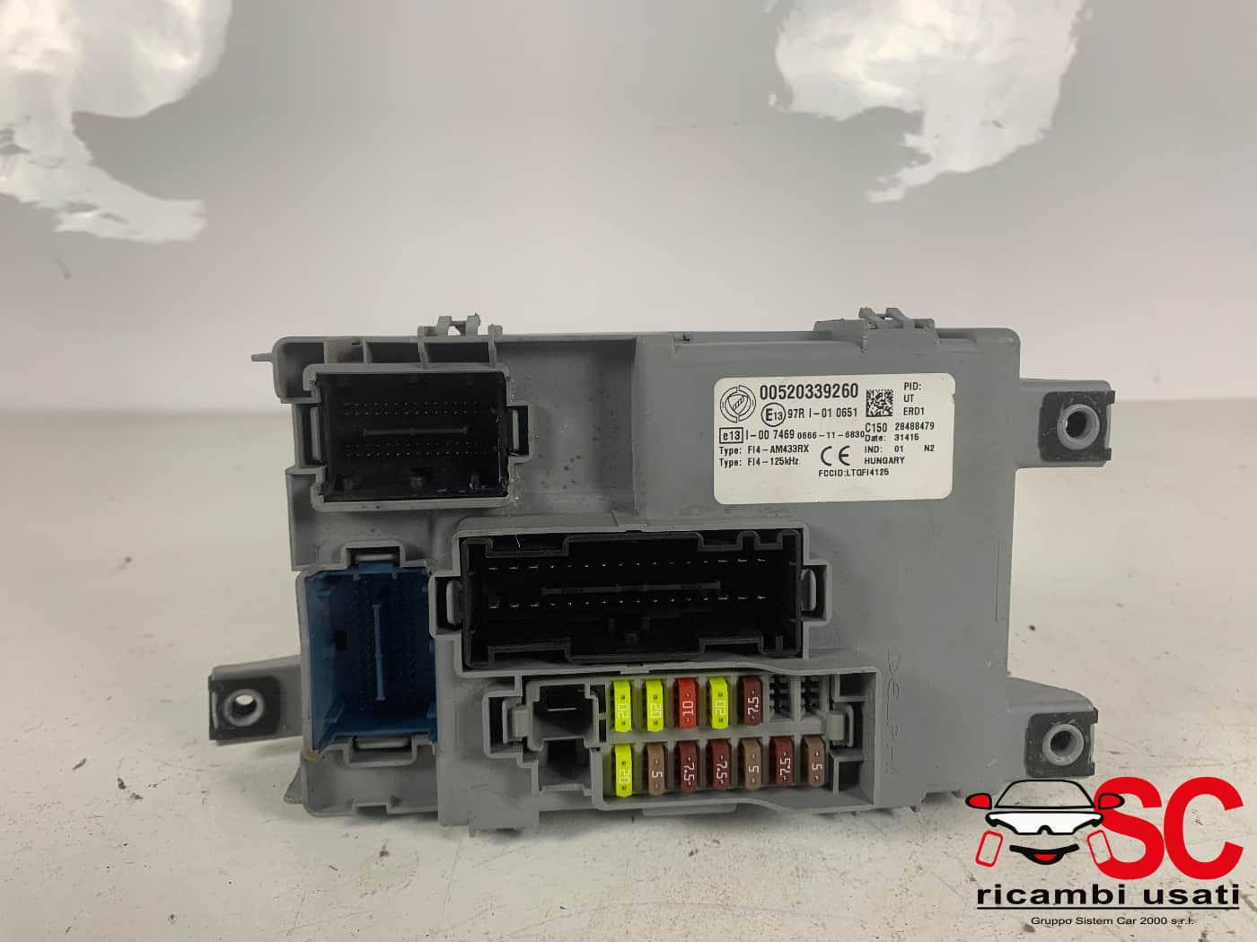 Centralina Body Computer Fiat New Panda 1.3 Mjt 52033926 - 39264 Centralina Body Computer Fiat New Panda 1.3 Mjt 52033926 - 39264