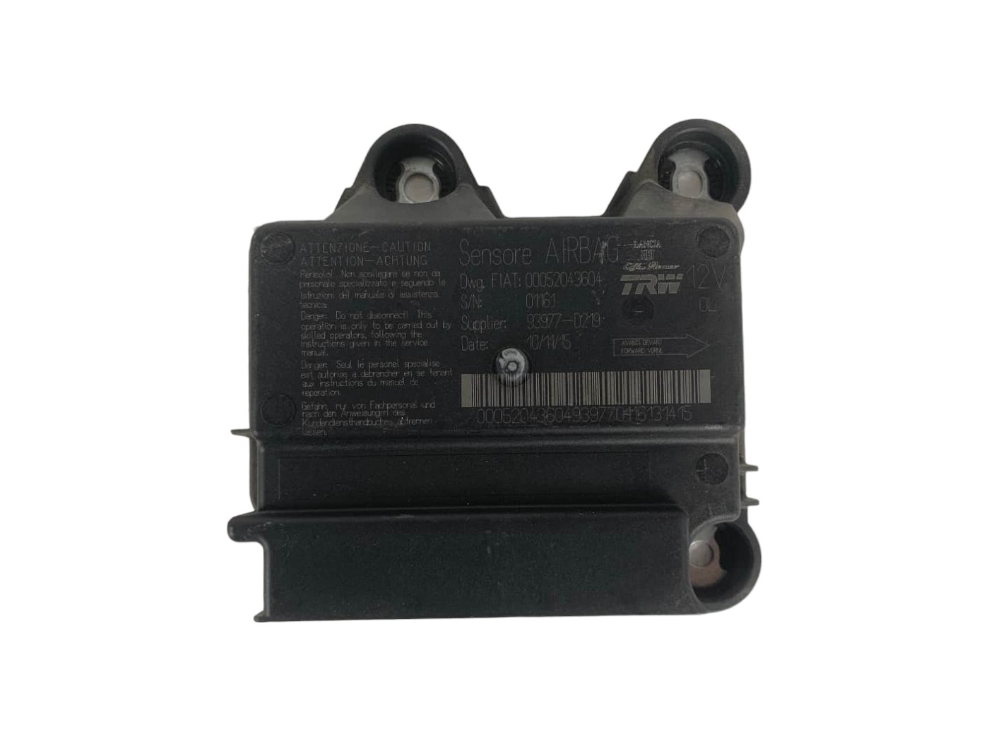 Centralina Airbag Fiat New Panda 52043604 52206001 51974623 - 39267 Centralina Airbag Fiat New Panda 52043604 52206001 51974623 - 39267