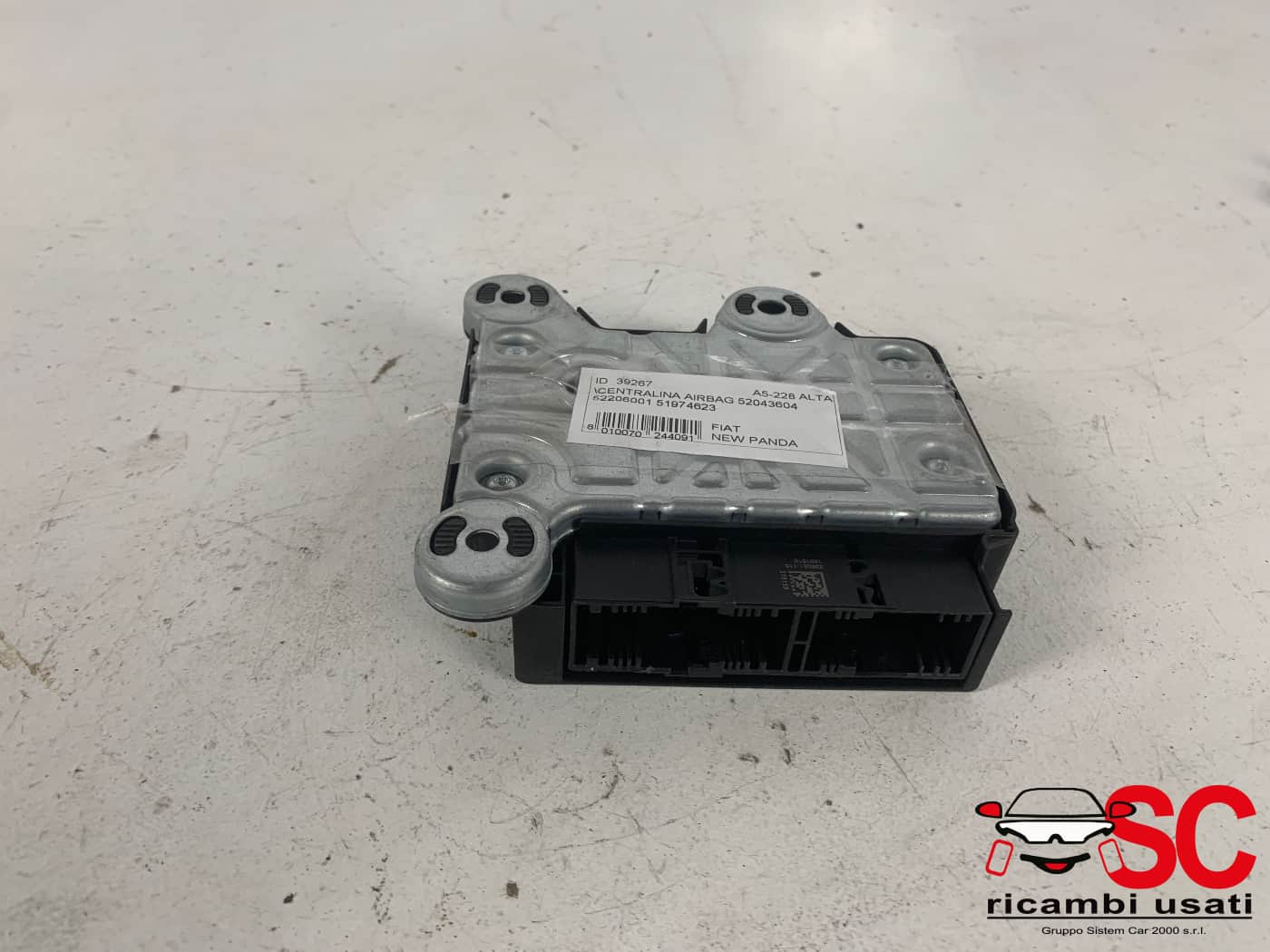 Centralina Airbag Fiat New Panda 52043604 52206001 51974623 - 39267 Centralina Airbag Fiat New Panda 52043604 52206001 51974623 - 39267