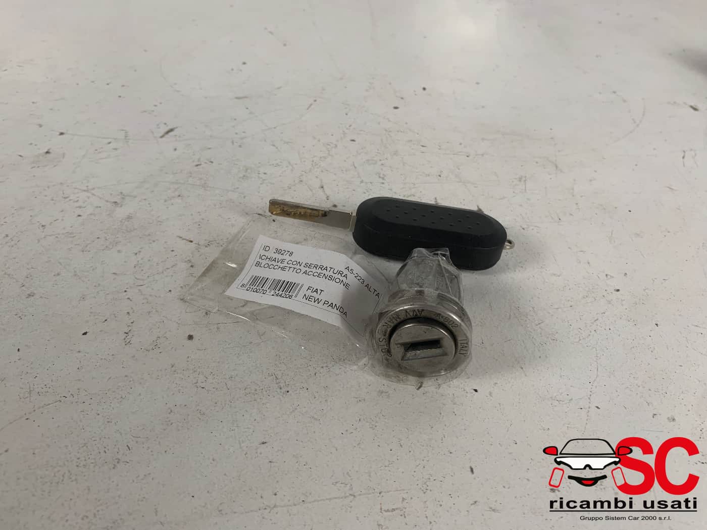 Chiave Con Serratura Fiat New Panda 1.3 Multijet  - 39278