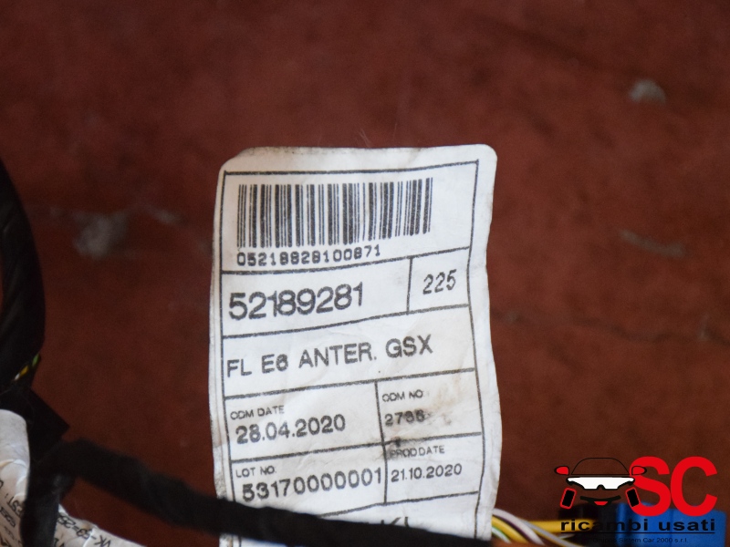 Cablaggio Abitacolo Fiat Fiorino 1.3 Multijet 52189281 51905216 - 36354