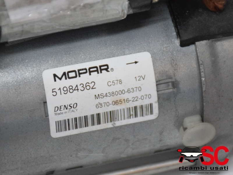 Motorino Avviamento Fiat Ducato 2.2 Mjt 51984362 - 37352 Motorino Avviamento Fiat Ducato 2.2 Mjt 51984362 - 37352