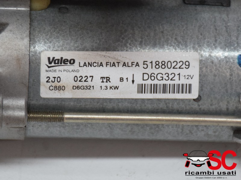 Motorino Avviamento Fiat Fiorino 1.3 Mjt 51880229 - 37400